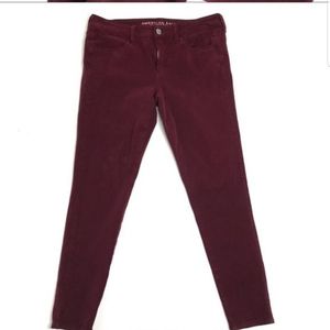 Maroon American Eagle Jeans